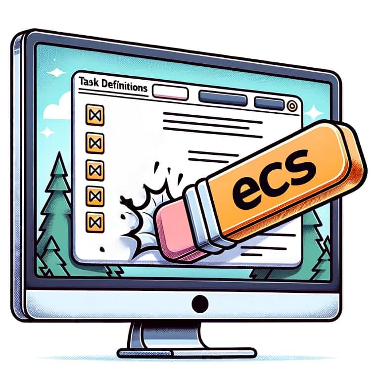Clean up inactive task definitions in Amazon ECS across all AWS Regions