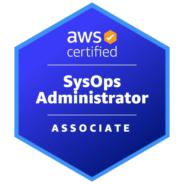 AWS Certified SysOps Administrator – Associate Badge